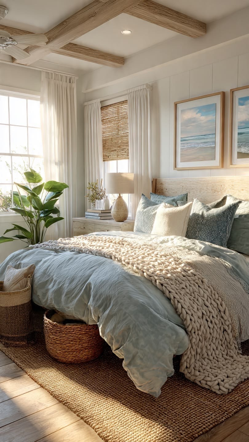 Bring the calm, breezy feeling of the coast into your bedroom with a Coastal Neutral aesthetic. 🌊✨ Soft sandy tones, airy linens, light wood accents, and natural textures create a space that feels relaxed, elegant, and effortlessly inviting. This style blends the serenity of coastal living with timeless neutral decor, making your bedroom feel like a peaceful seaside retreat.

Think cozy layered bedding, woven textures, ceramic vases, and subtle ocean-inspired hues that keep the space light and soothing. Coastal Neutral bedroom decor is perfect for creating a bright, calming atmosphere that feels both modern and timeless.
🛒 Ready to refresh your space?
Shop these Coastal Neutral bedroom decor ideas on LTK and recreate this serene, beach-inspired bedroom look in your own home.
#CoastalNeutral
#CoastalBedroom
#NeutralHomeDecor

#LTKWedding #LTKHome #LTKU