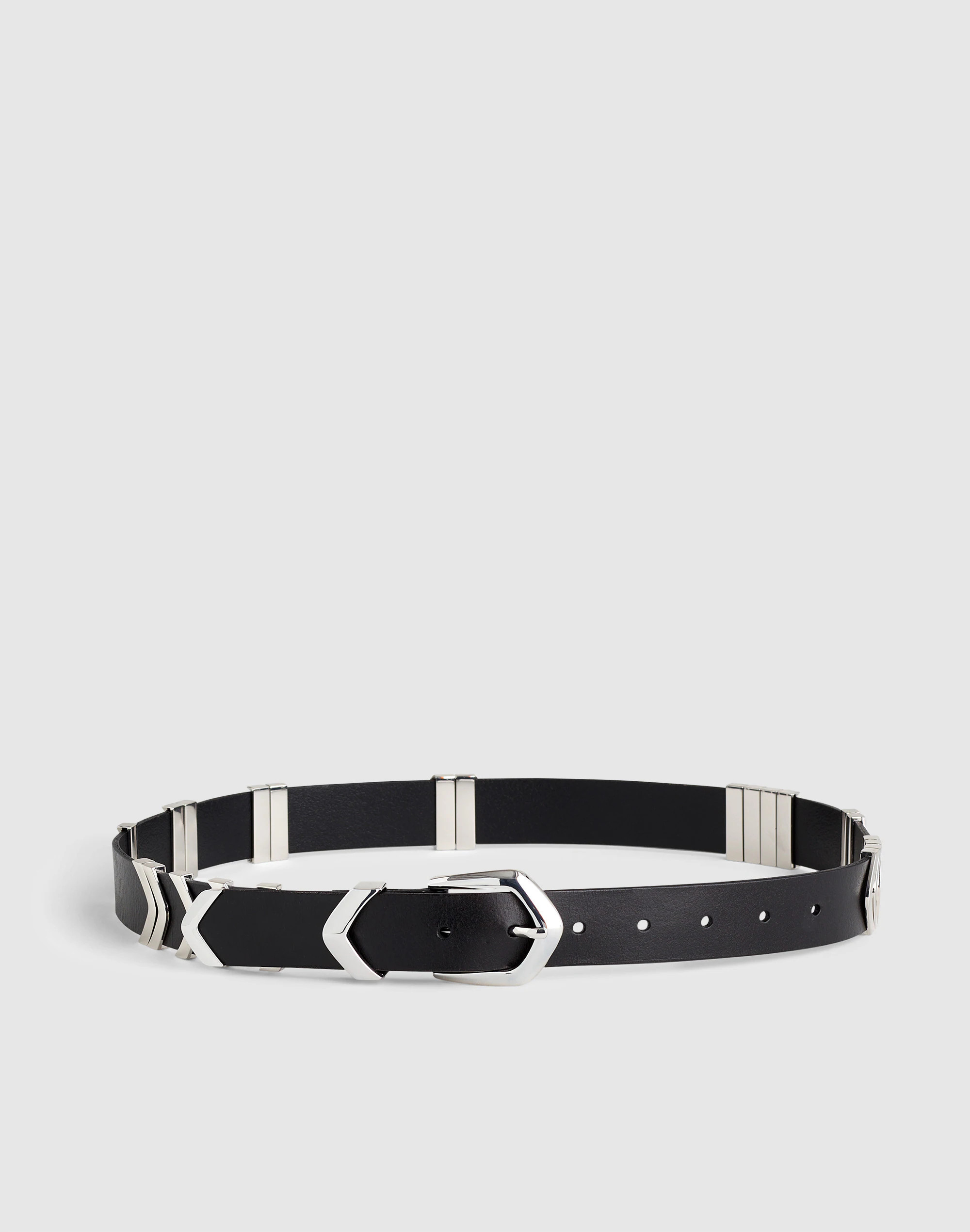Angular Buckle Belt in Leather | Madewell