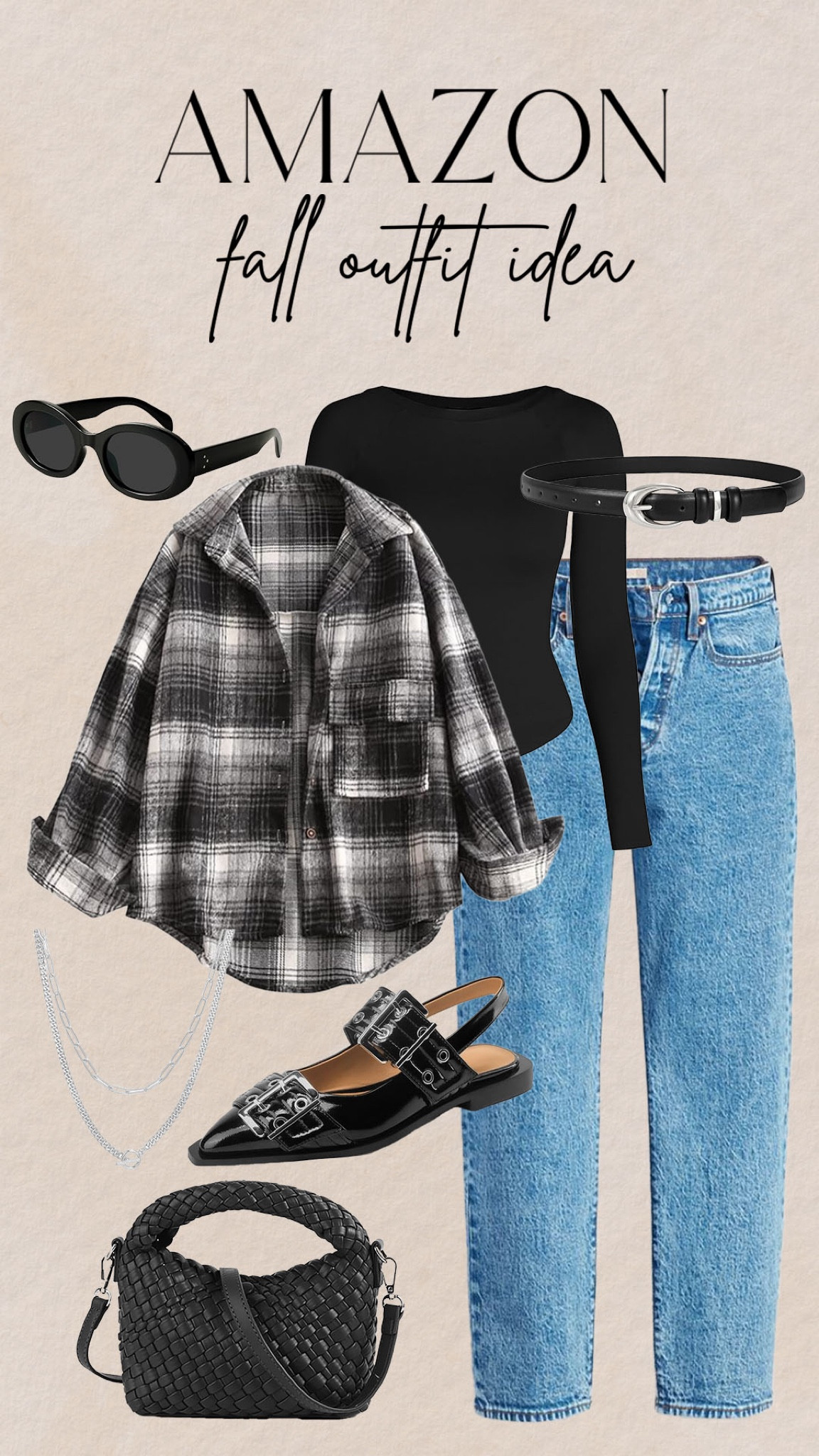 Amazon fall outfit idea! 

#amazonfashion

Amazon finds. Amazon fashion. Amazon flannel button down. Amazon denim. Amazon black flats. Amazon neutral fall style. Amazon fall style finds. 

#LTKStyleTip #LTKSeasonal #LTKFindsUnder100