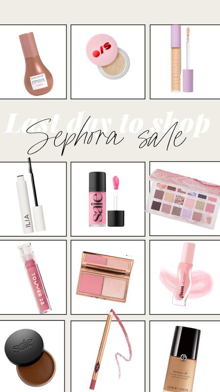 Last day to shop Sephora sale ! Use code: YAYSAVE 🫶🏼

Sephora makeup, makeup finds, Sephora finds, Sephora sale, blush, Huda beauty, saie blush 

#LTKsalealert #LTKxSephora #LTKfindsunder50