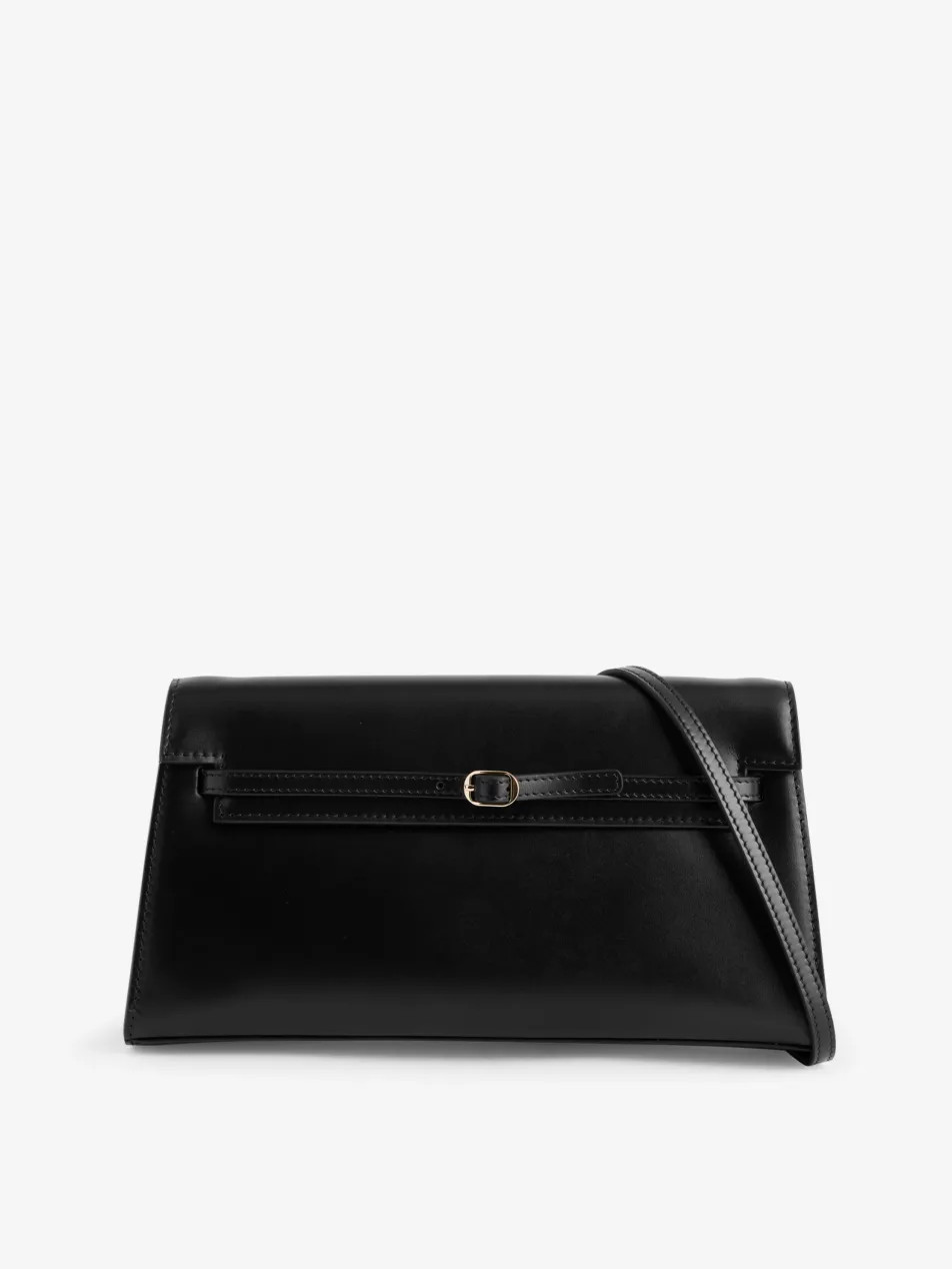 Belted leather shoulder bag | Selfridges
