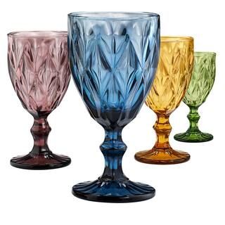 Artland Assorted Color Hygate Goblet (Set of 4) 30030A - The Home Depot | The Home Depot