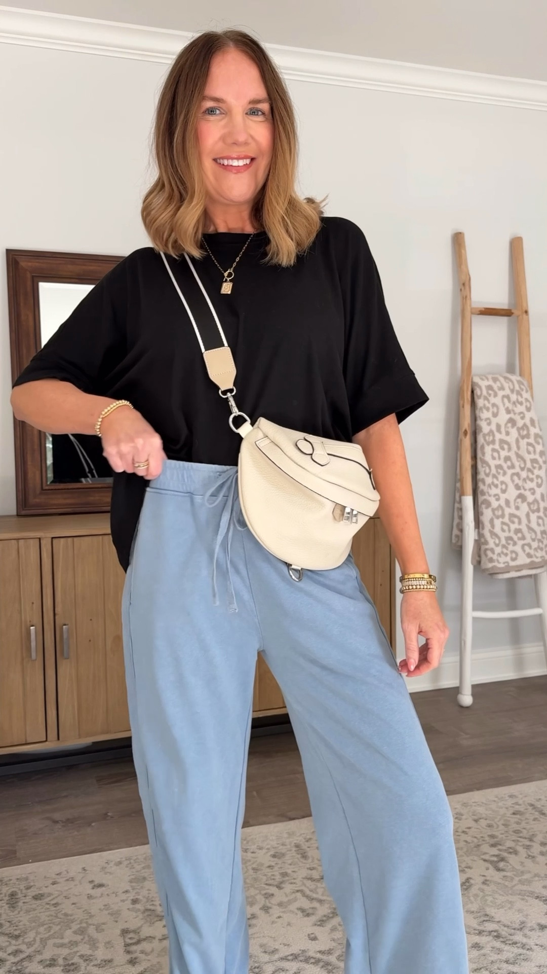 Who says cute can’t be comfy?! 

These elevated lounge pants have the perfect mineral wash, seam details and a tulip hem. They are stretchy and comfy, but elevated enough to wear out and about, and I had so much fun styling them. I tried a medium and a small but preferred the fit of the small so if you’re between sizes consider sizing down. 

For reference, I’m 5’7” and about 135lbs

Amazon fashion finds, tall girl style, cute and comfy outfit, mom style, mom outfit, mom ootd, elevated casual, travel outfit, mom must have, casual outfit idea, easy outfit, pull on pants, comfy outfit, free people style, short sleeve denim shirt jacket

#LTKActive #LTKOver40 #LTKStyleTip