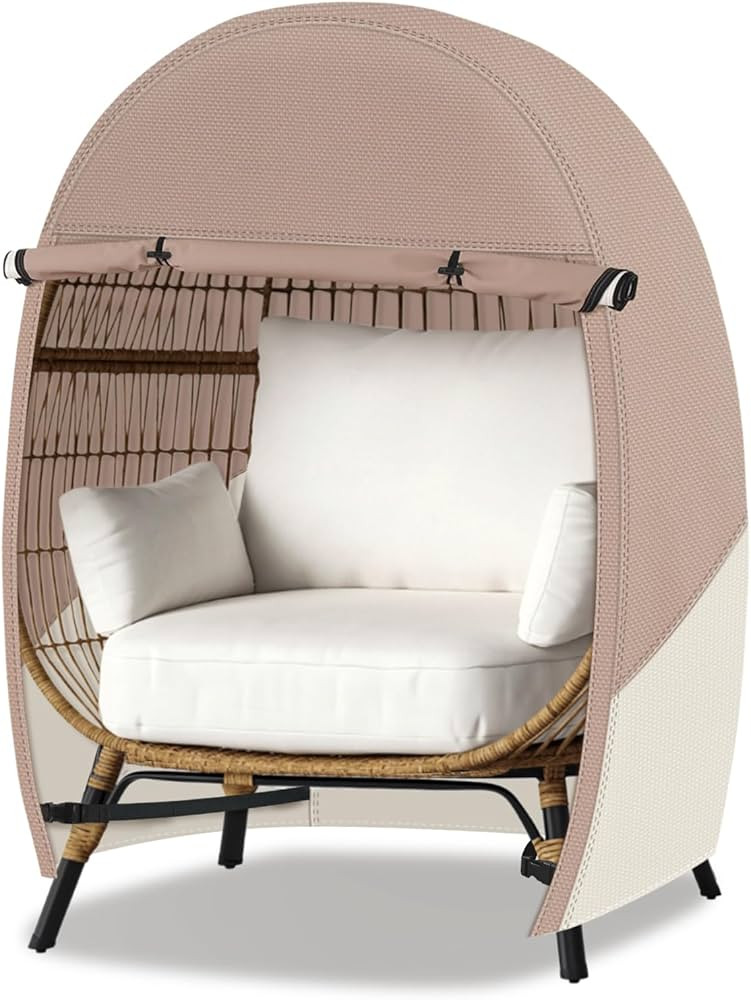 Porch Shield Patio Egg Chair Cover - 600D Waterproof and UV Resistant Wicker Outdoor Basket Chair... | Amazon (US)