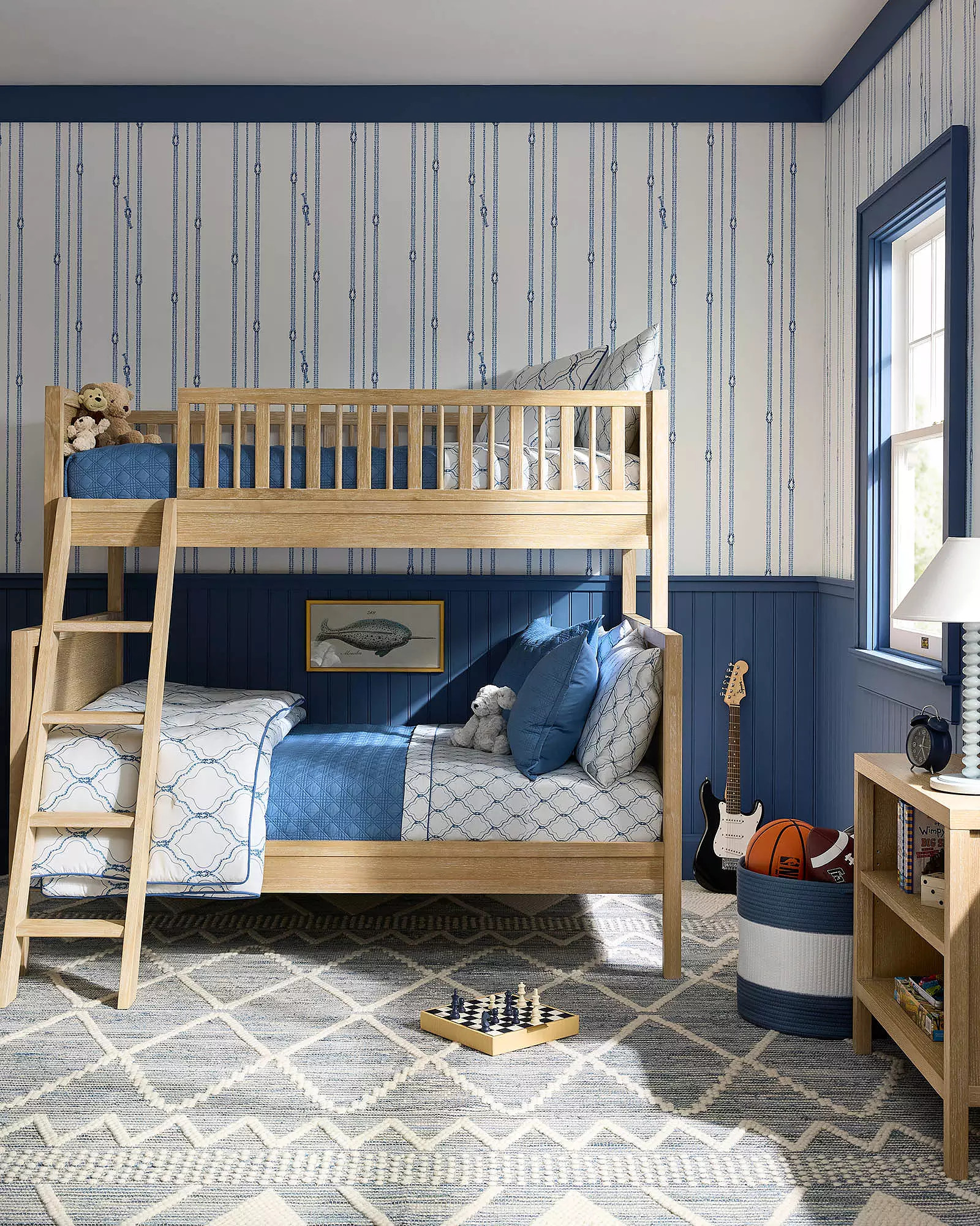 Ryder Denim Rug | Serena and Lily