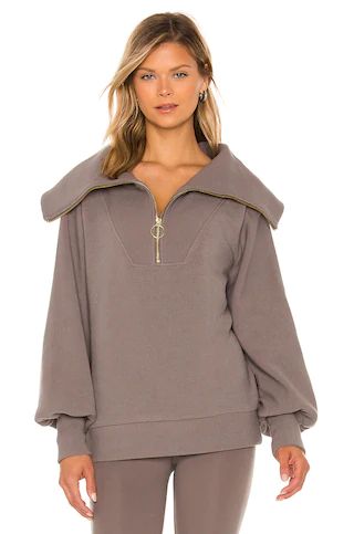 Varley Vine Pullover in Deep Charcoal from Revolve.com | Revolve Clothing (Global)