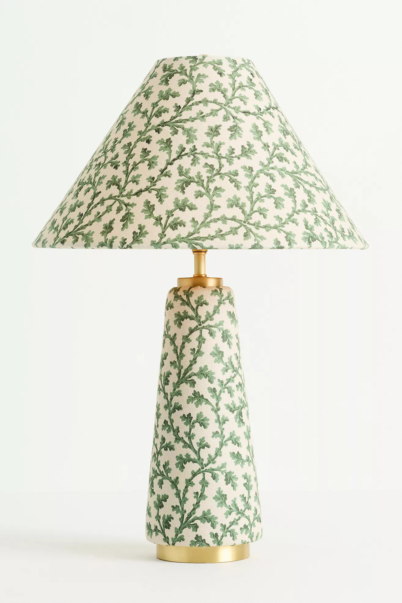 Lulu Printed Fabric Upholstered Empire Table Lamp | Anthropologie (US)