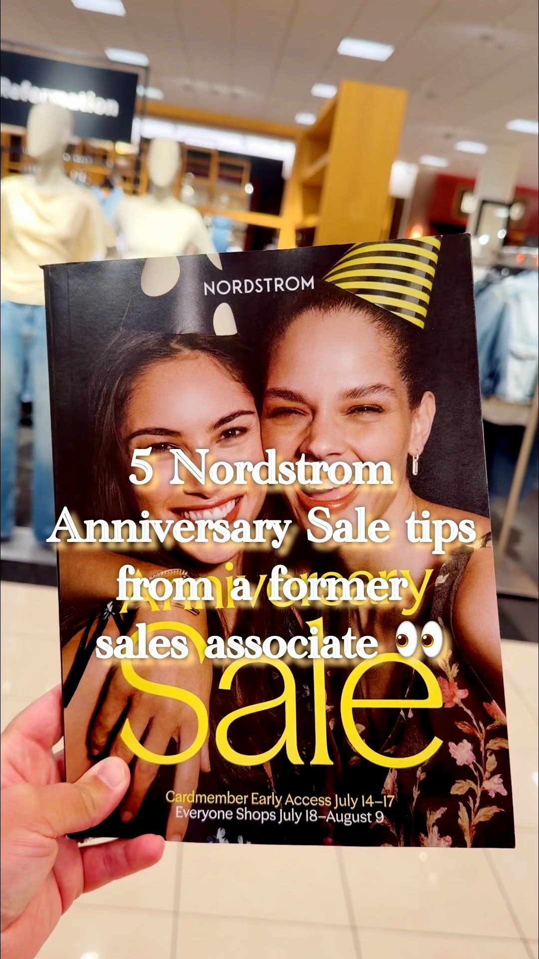 The Nordstrom Anniversary Sale is one of my favorite sales of the year...but it's also easy to get caught up in the excitement.
As a former Nordstrom employee, these are the five tips I keep in mind every year to shop smarter, avoid impulse purchases, and focus on pieces I'll actually wear long after the NSale ends.

#nordstromanniversarysale #nordstromsale #nordstromstyle #fallfashion #NSale