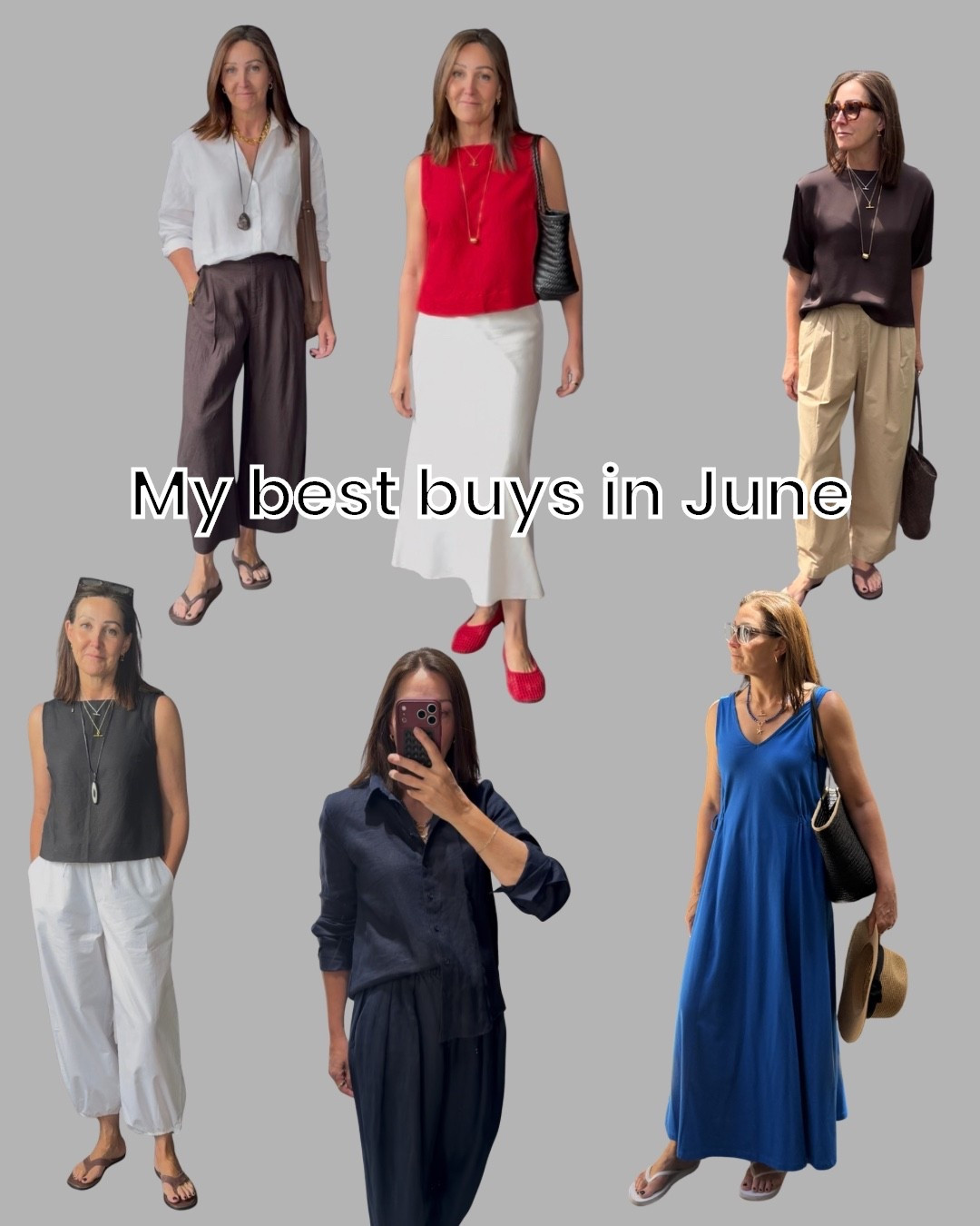I’ve added some classic summer pieces this month. 
The comfiest cotton trousers, linen in beautiful shades, pops of red - and the bargain dress I need in every colour x

Let me know your favourite? xx

#LTKsummer #LTKstyletip #LTKover50style