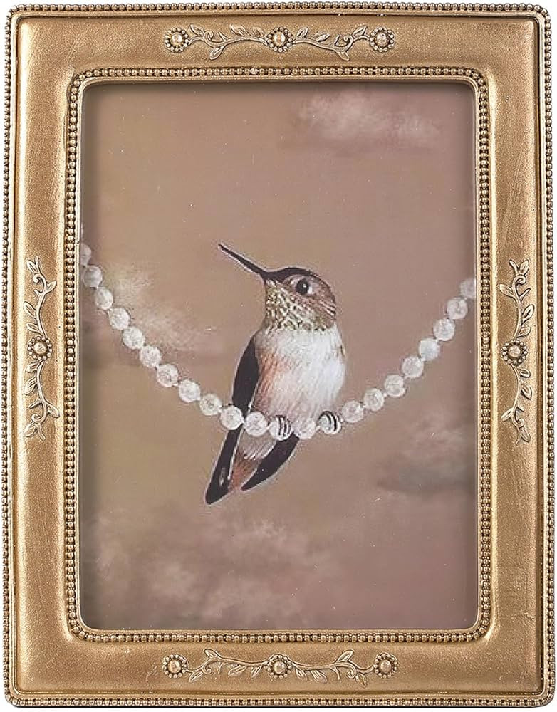 SIKOO Vintage Picture Frame 5x7 Antique Picture Frame Tabletop and Wall Mount Photo Frame Victori... | Amazon (US)