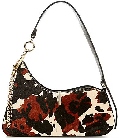 Dolce Vita Pryah Calf Hair Cow Print Shoulder Bag - Brown Print | Dillard's