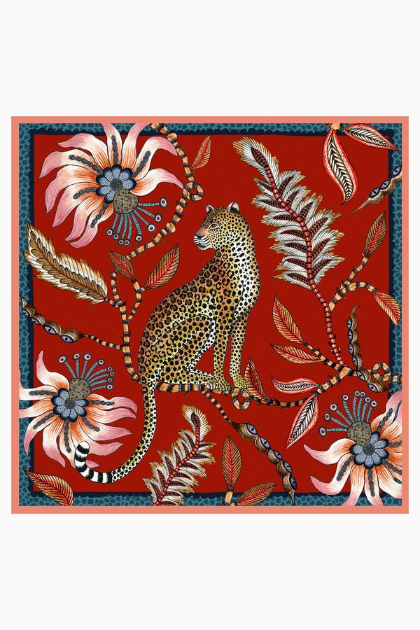 Royal Red Leopard Napkins Set Of 2 | Tuckernuck (US)