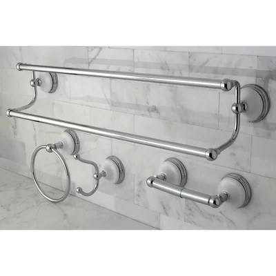 Kingston Brass Victorian 4-Piece Bathroom Hardware Set | Wayfair North America