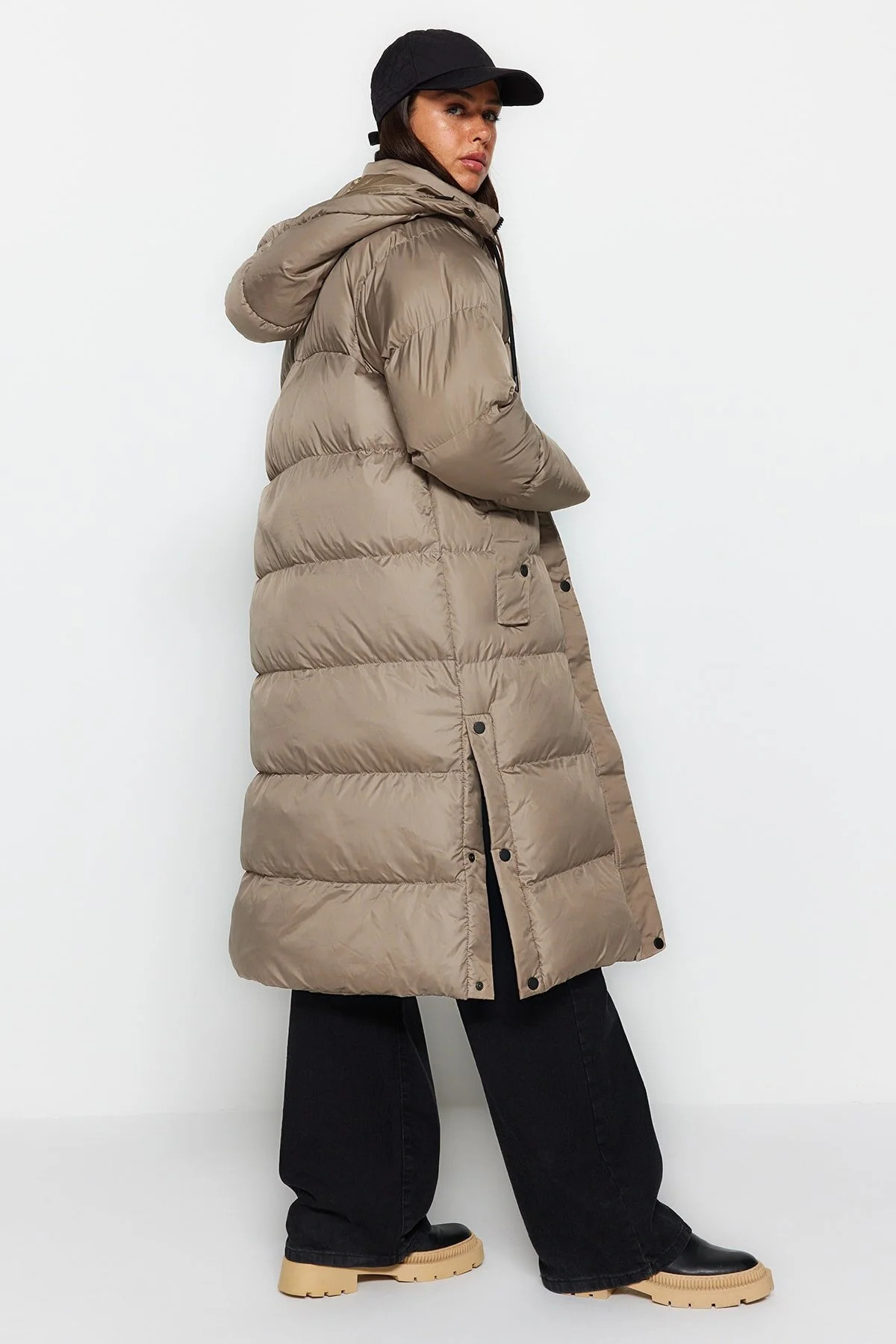 Trendyol Collection Winterjacke - Braun - Puffer | Trendyol DE