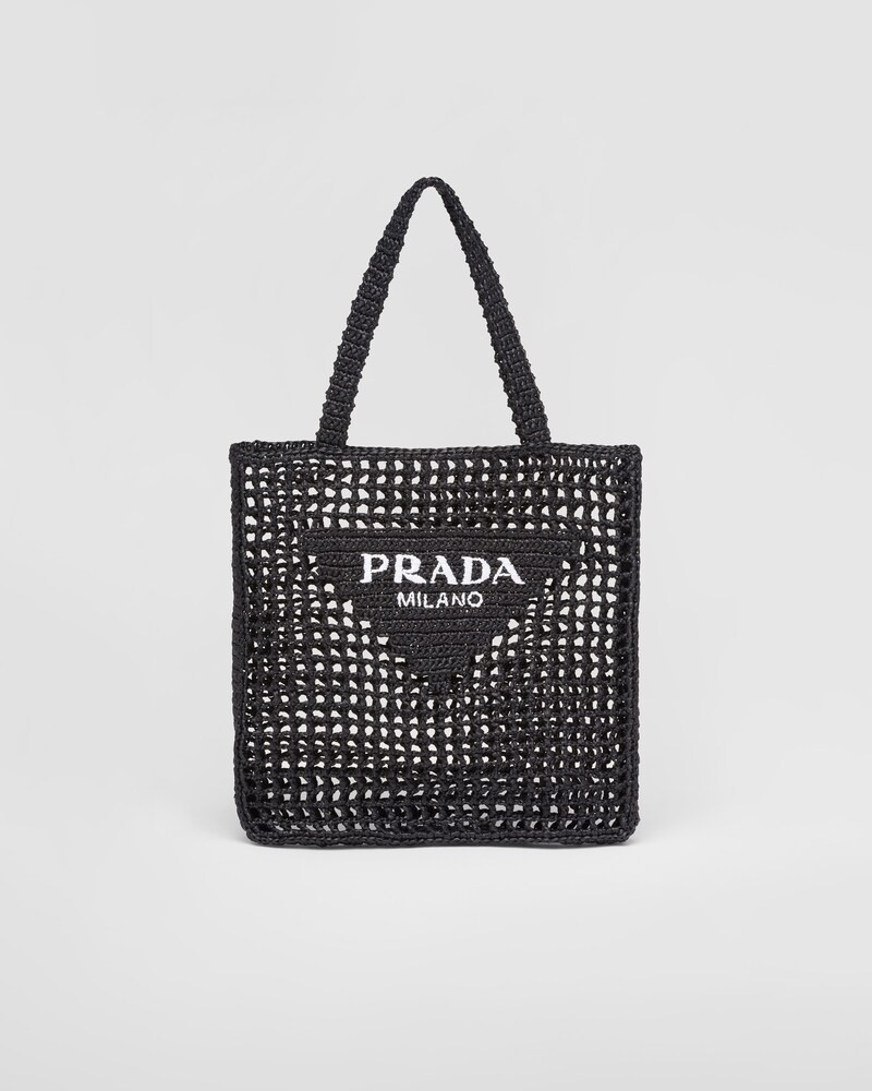 Crochet tote bag | Prada Spa US