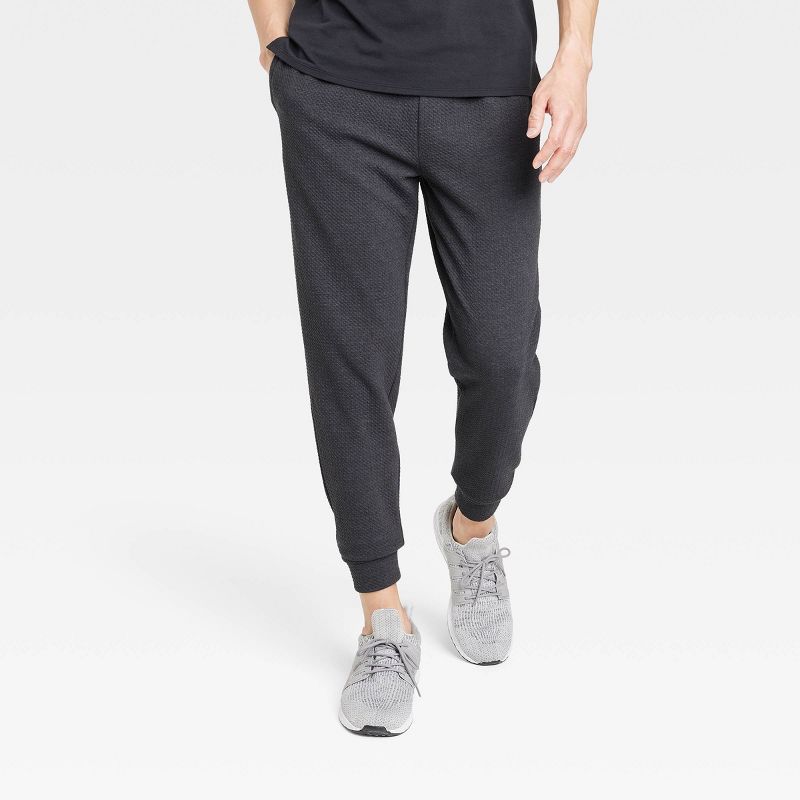 Men's Textured Knit Jogger Pants - All in Motion™ | Target