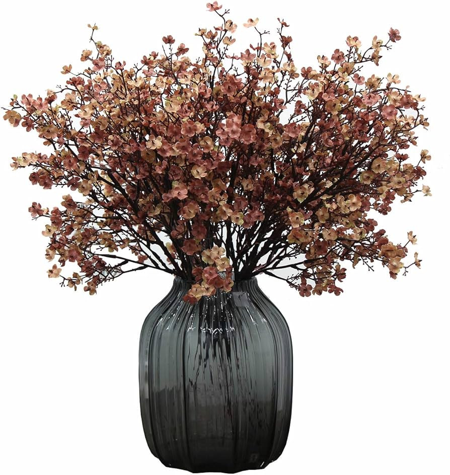 JAKY-Global Babys Breath Silk Artificial Flowers 6 Bundle European Fake Plants Decor Wedding Part... | Amazon (US)