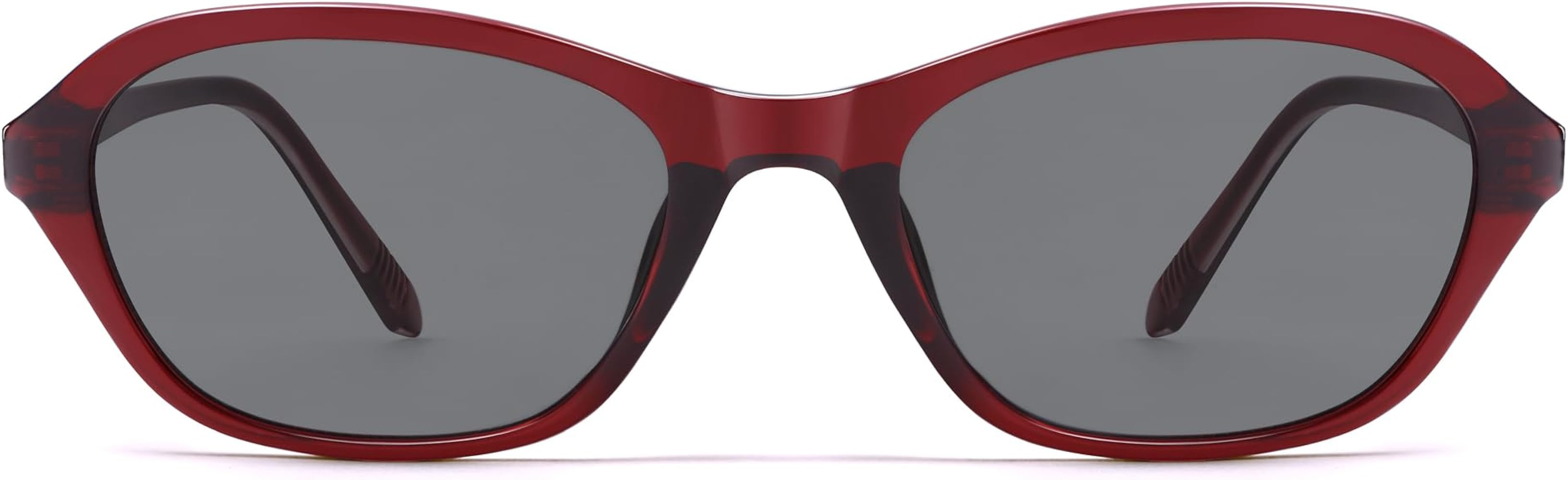 SOJOS Retro Oval Sunglasses for Women Trendy Cat Eye Narrow Chic Y2K 90s Sunnies SJ2685 | Amazon (US)