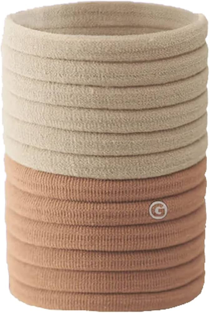 Gimme Beauty - Extra Fine Hair Ties - Blondie - Seamless, No Break Microfiber Elastic Hair Ties -... | Amazon (US)
