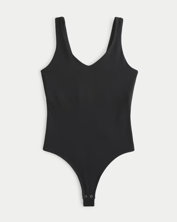 Women's Seamless Fabric Scoop V-Neck Bodysuit | Women's Tops | HollisterCo.com | Hollister (US)
