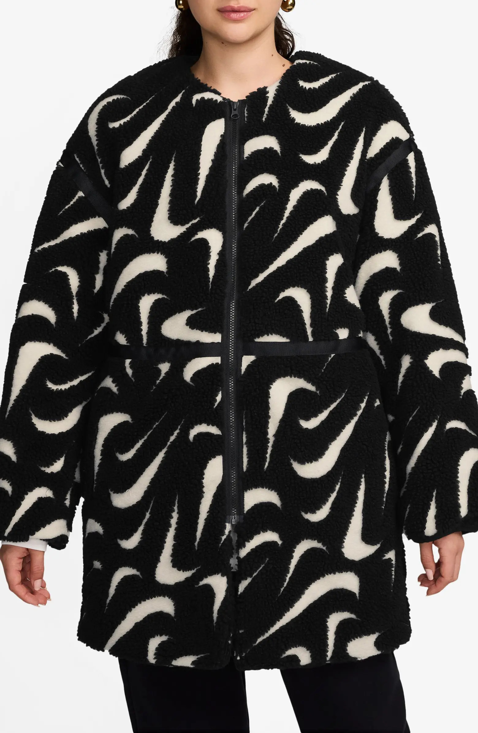 Nike Sportswear Cozy Loose Textured Jacket | Nordstrom | Nordstrom
