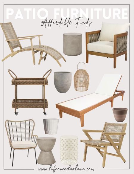 Patio Furniture- affordable finds! So many great finds just in time for a patio refresh!

#patiochairs #gardenstools #patiodecor #planters

#LTKSeasonal #LTKunder50 #LTKsalealert