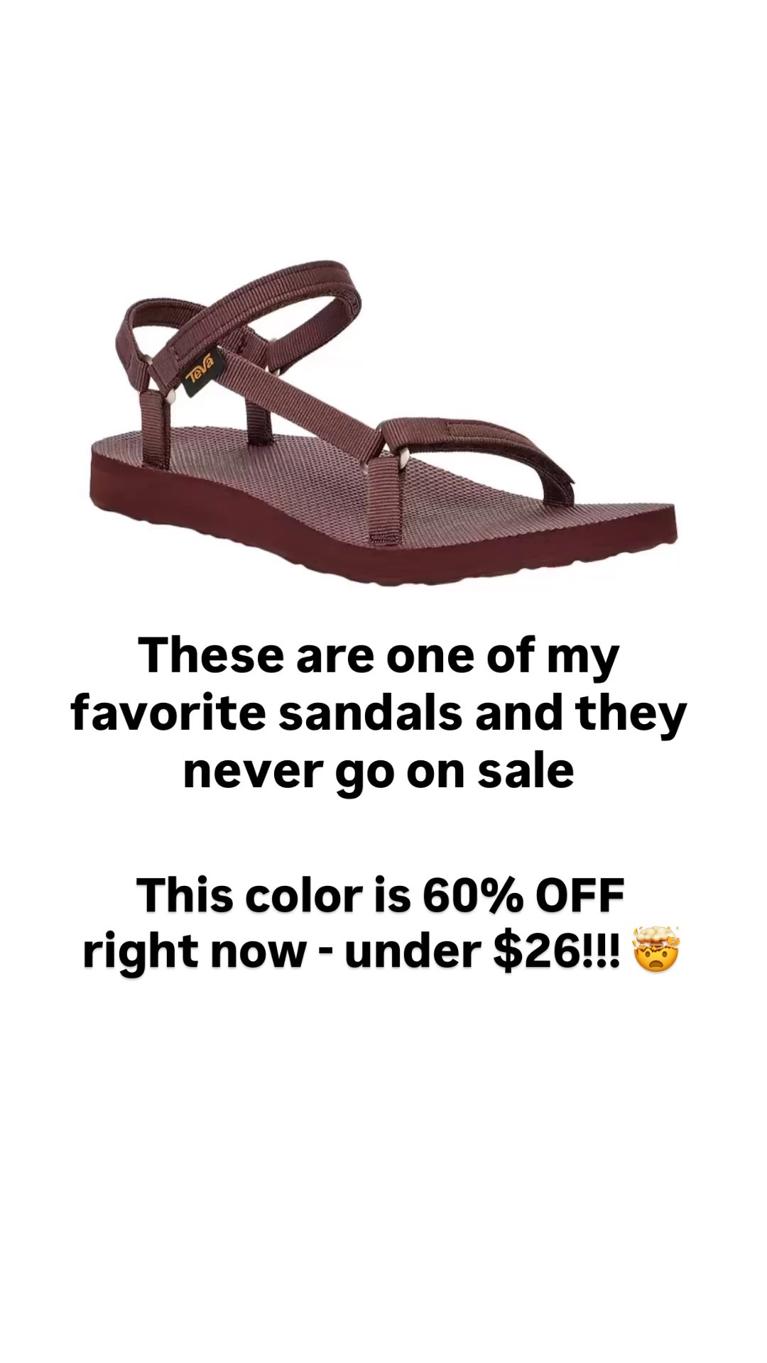 These are one of my favorite sandals and they are on super sale! 
(60% off and under $26!!!)

#LTKSaleAlert