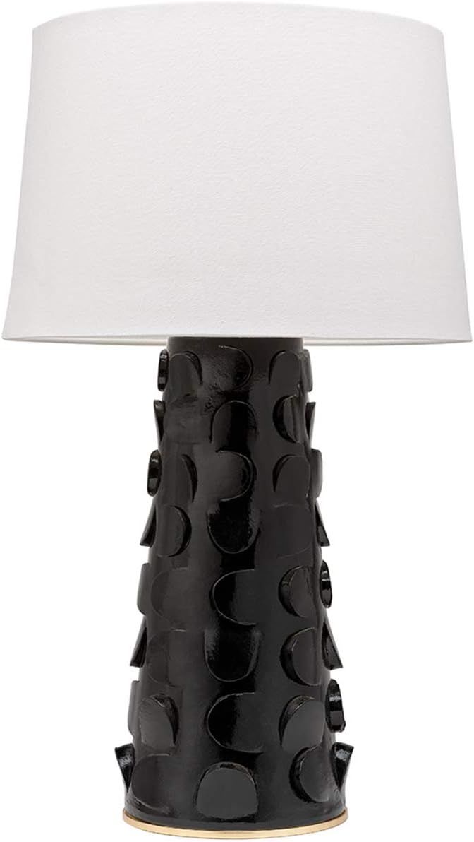 Mitzi HL335201-BLK/GL Naomi - One Light Table Lamp, Black Lustro/Gold Leaf Combo | Amazon (US)
