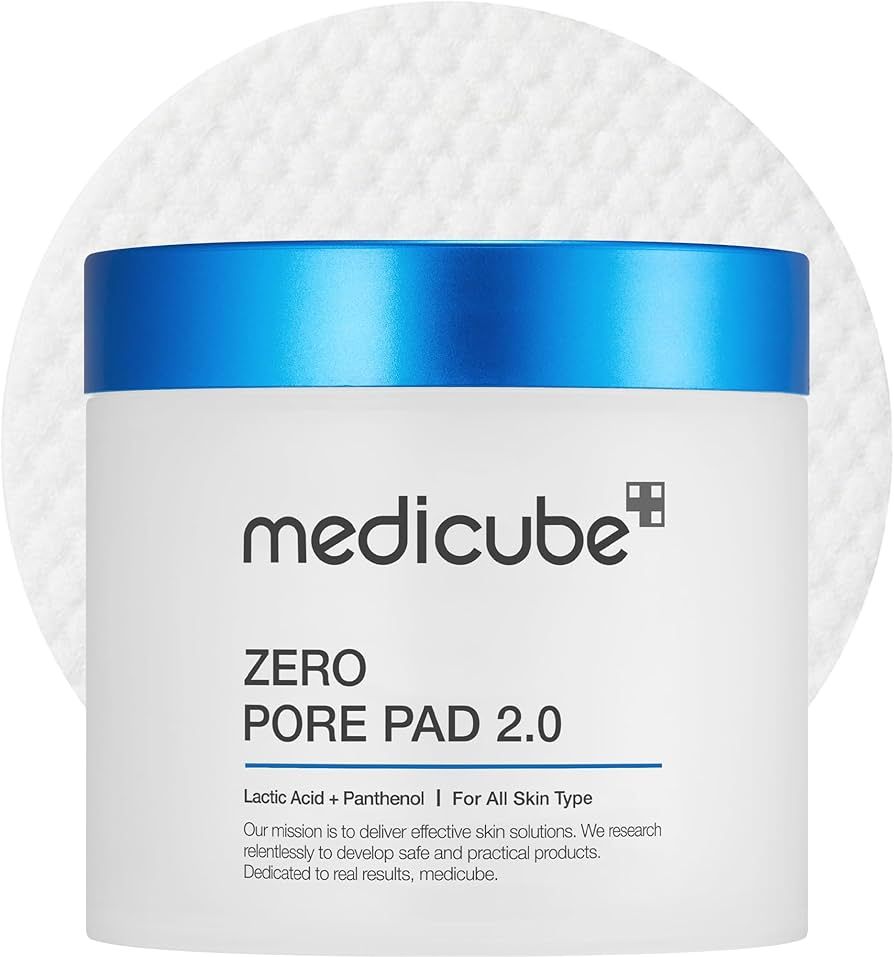 Medicube Zero Pore Pads 2.0, Dual-Textured Facial Toner Pads for Exfoliation and Pore Care with 4... | Amazon (US)