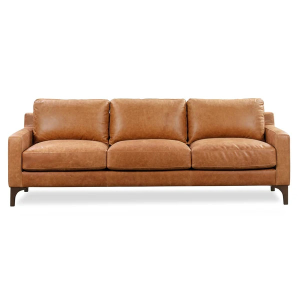 Poly and Bark Sorrento Leather Sofa | Bed Bath & Beyond