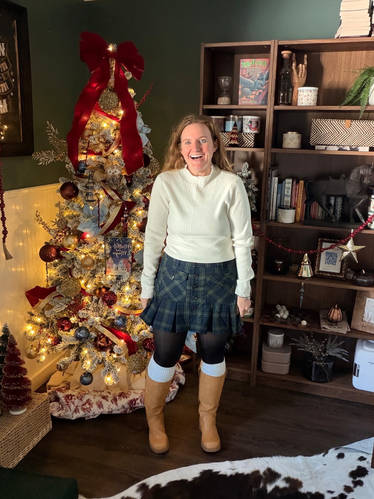 Holiday outfit inspo! Give me a plaid skirt any day. 

#LTKHoliday #LTKdayinmylife #LTKGiftGuide