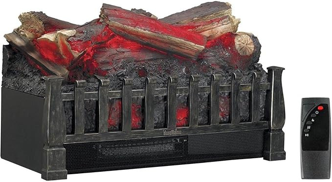 duraflame Electric Log Set 400 Sq Ft Heater, Faux Logs Insert with Lifelike Flames for Existing F... | Amazon (US)