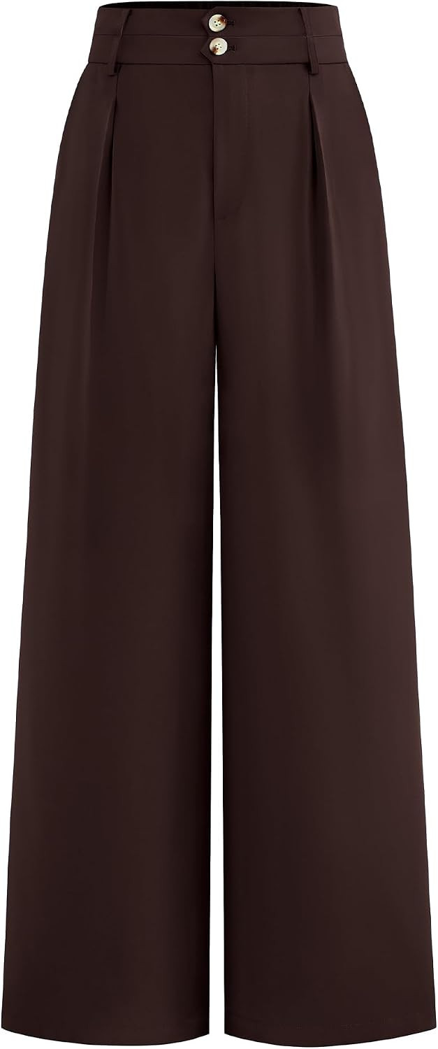 BTFBM Wide Leg Dress Pants Women Business Casual Outfits | Amazon (US)