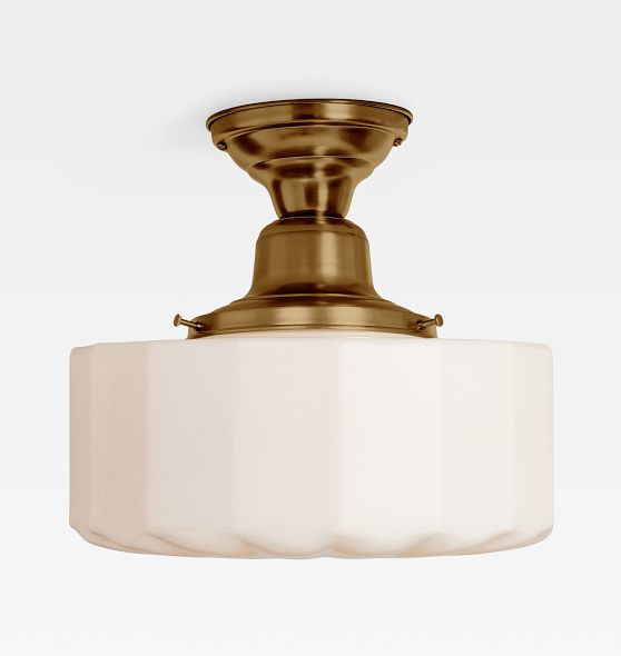 Rose City 6" Fitter Semi-Flush Mount | Rejuvenation