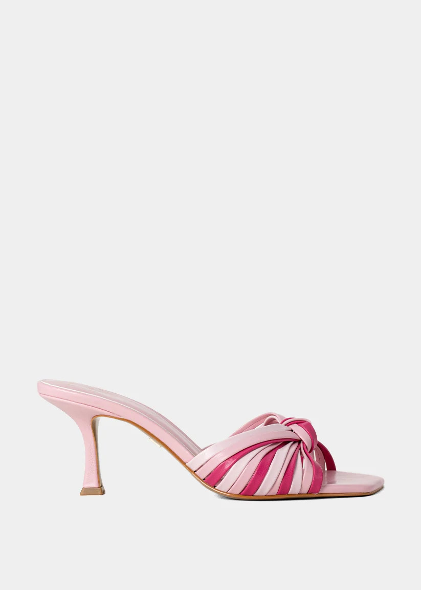 Georgina Pink Multi Heeled Sandal – SHUSHOP | SHUSHOP