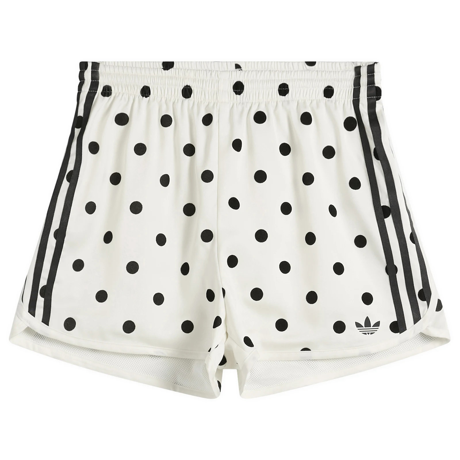 Adidas Women's Polka Dot Sprinter Shorts in Off White, Size Medium | END. Clothing