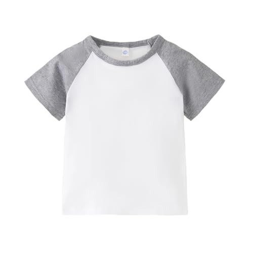 ZFZDRen 1-6Y Baby Baseball Tee Toddler Boys Girls Raglan T Shirt Kids Blouse Short Long Sleeve Casual Tops (Gray-1, 1-2 Years) | Amazon (US)