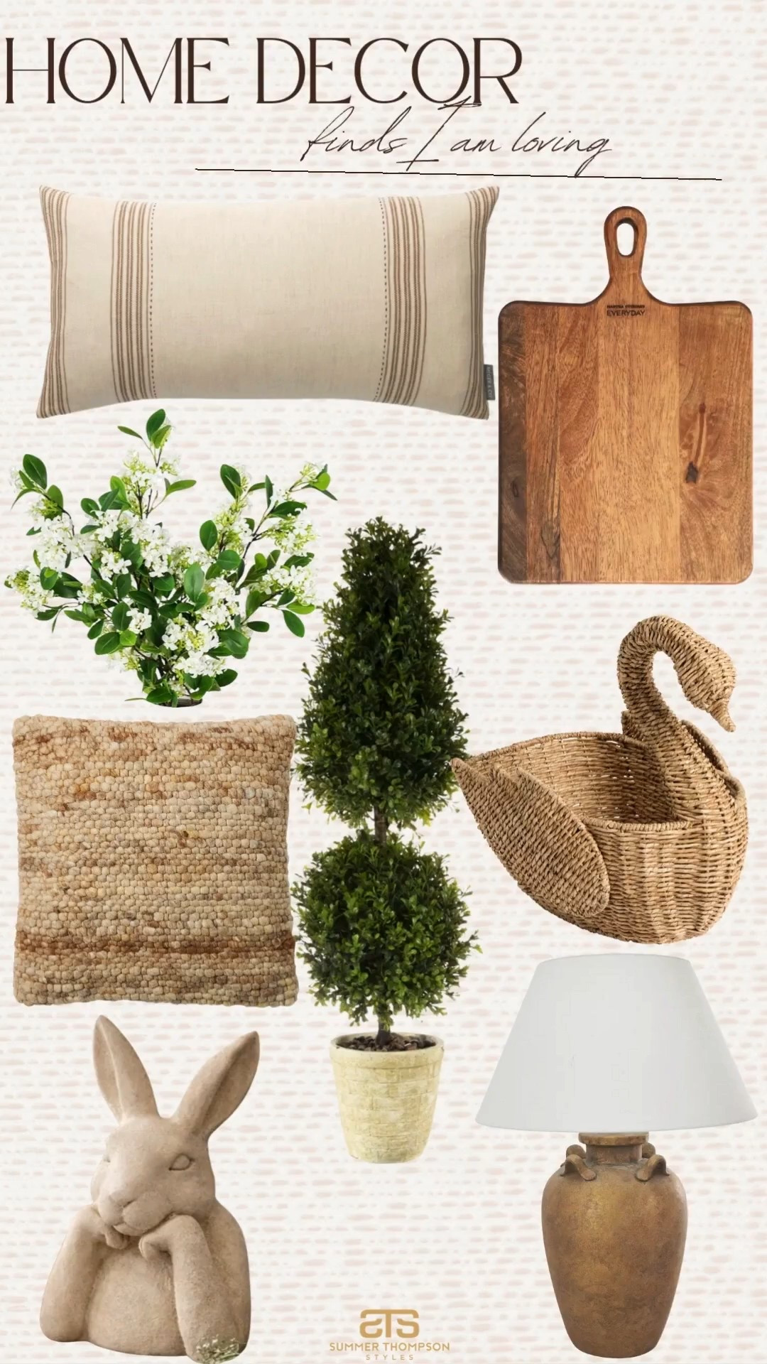 Spring home decor I’m loving! 

Rattan wicker faux green faux stems topiary trending lumbar pillow wooden board 

#LTKHome #LTKSeasonal

#LTKSeasonal #LTKHome