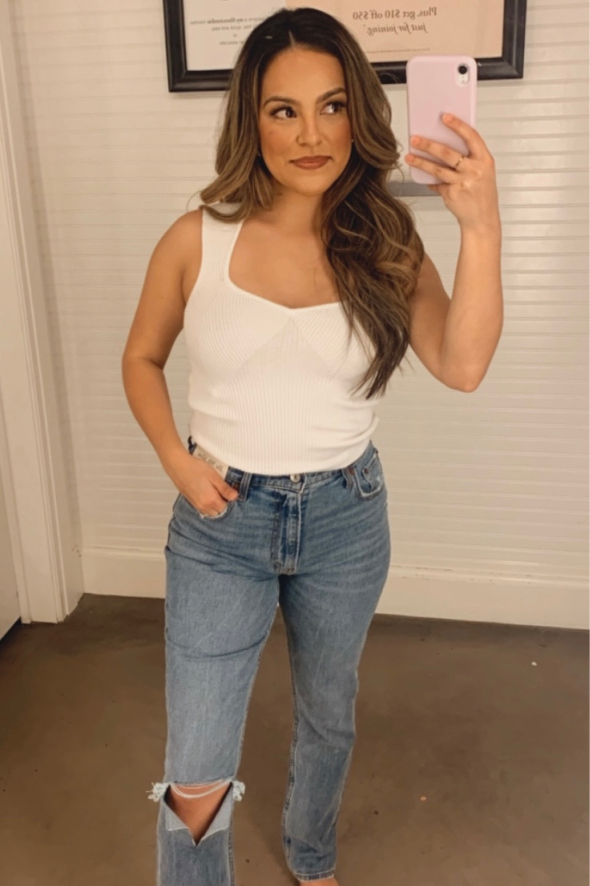 Curve love 90’s ultra high rise jeans, Cropped Seamless Fabric Portrait Top , Abercrombie curve love jeans 

#LTKstyletip #LTKFind
