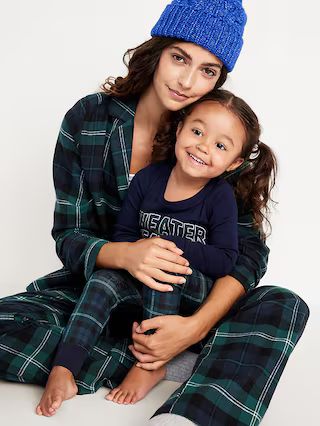 Gender-Neutral Graphic Snug-Fit Pajama Set for Kids | Old Navy (US)