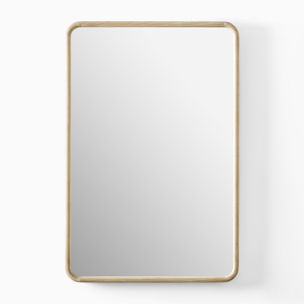 Streamline Wood Rectangle Wall Mirror | West Elm (US)