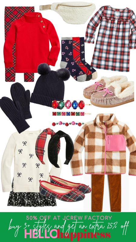 it’s all 50% off plus an extra 25% off when you buy 3+ items from @jcrewfactory! 

#LTKkids #LTKHoliday #LTKSeasonal