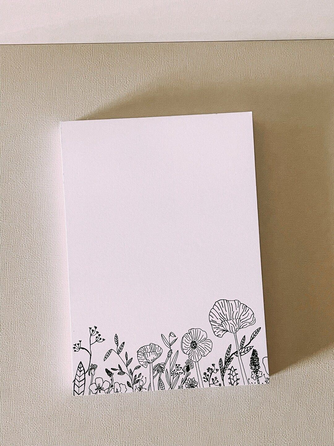 Wildflower Notepad 5x7 - Etsy | Etsy (US)