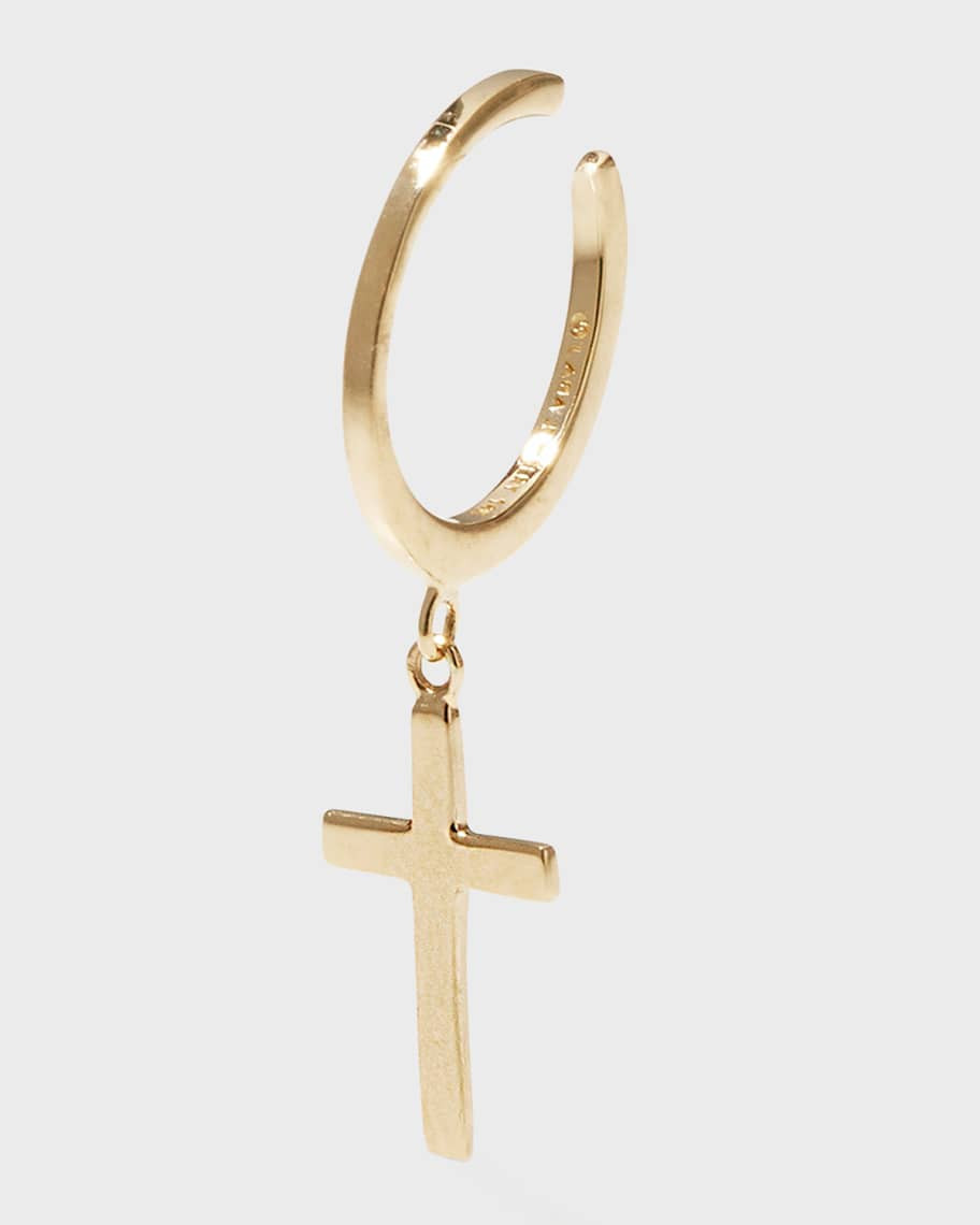 LANA Hanging Cross Ear Cuff, Single | Neiman Marcus