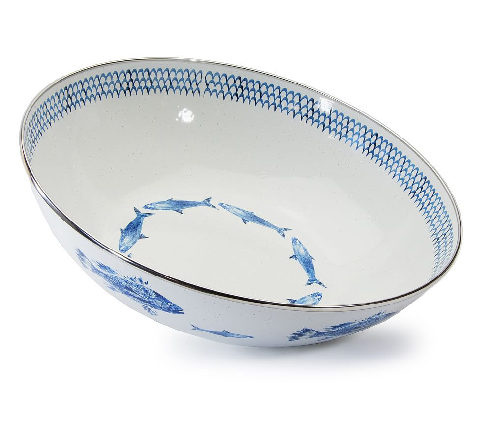 Golden Rabbit Pescado Enamel Collection | Pottery Barn (US)