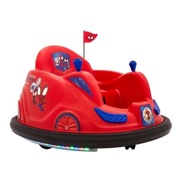 Marvel's Spidey and His Amazing Friends 6 Volt Powered Bumper Car with LED Lights by Flybar; Batt... | Walmart (US)