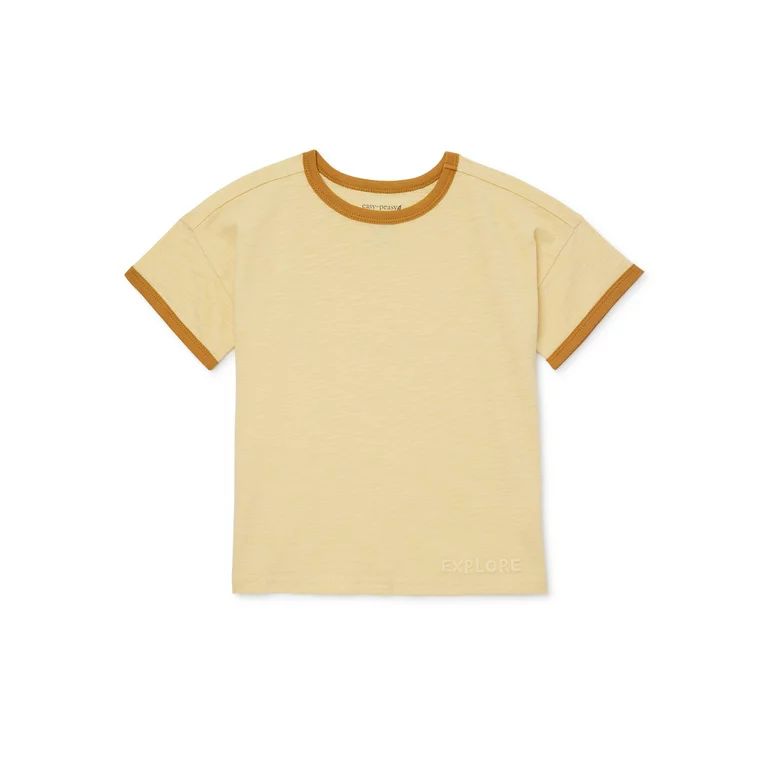 easy-peasy Toddler Boy Short Sleeve Boxy T-Shirt, Sizes 12M-5T | Walmart (US)