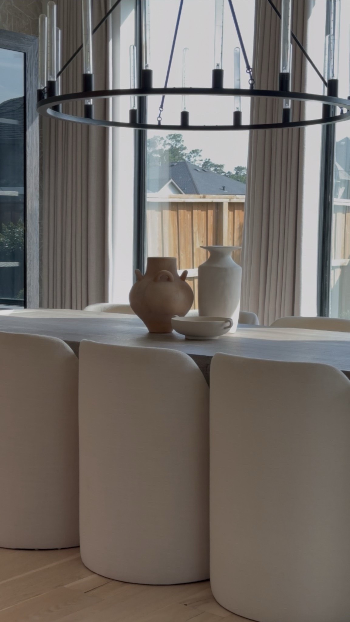 This space just feels like calm ✨
I found the dining table and chairs on Wayfair, and they were exactly what I was looking for. The chair color is “Linen Linen”—it’s soft, neutral, and complements the light wood tones beautifully.

And I’m in love with how these vases layer in texture. Each one has a sculptural feel that makes the space feel thoughtfully styled without being overwhelming. Sometimes it’s the little details that bring the most warmth.

Everything is linked for you to shop 🖤
— Rue

#LTKStyleTip #LTKSaleAlert #LTKHome