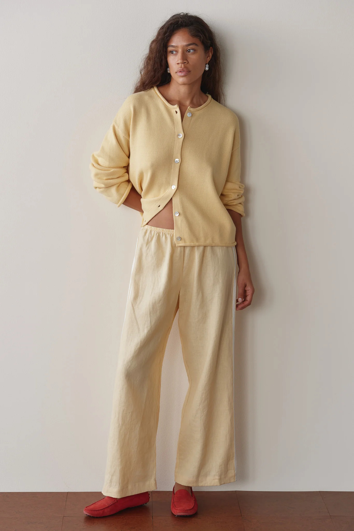 Jet Linen Crop Stripe Pant \u2013 DONNI. | 100% Linen | DONNI.