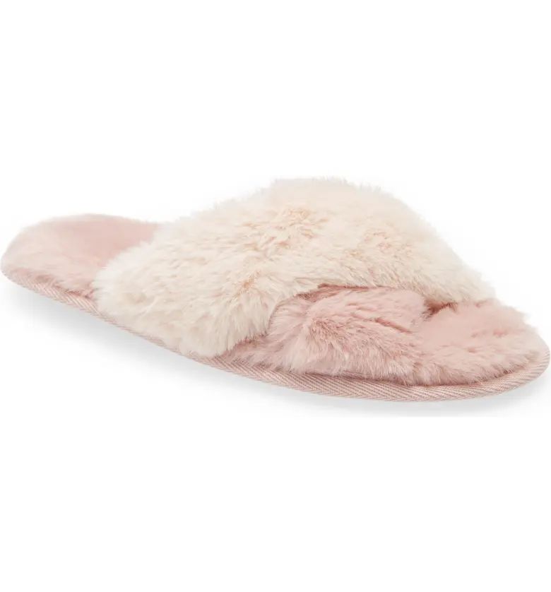 Snuggle Plush Faux Fur Slipper | Nordstrom